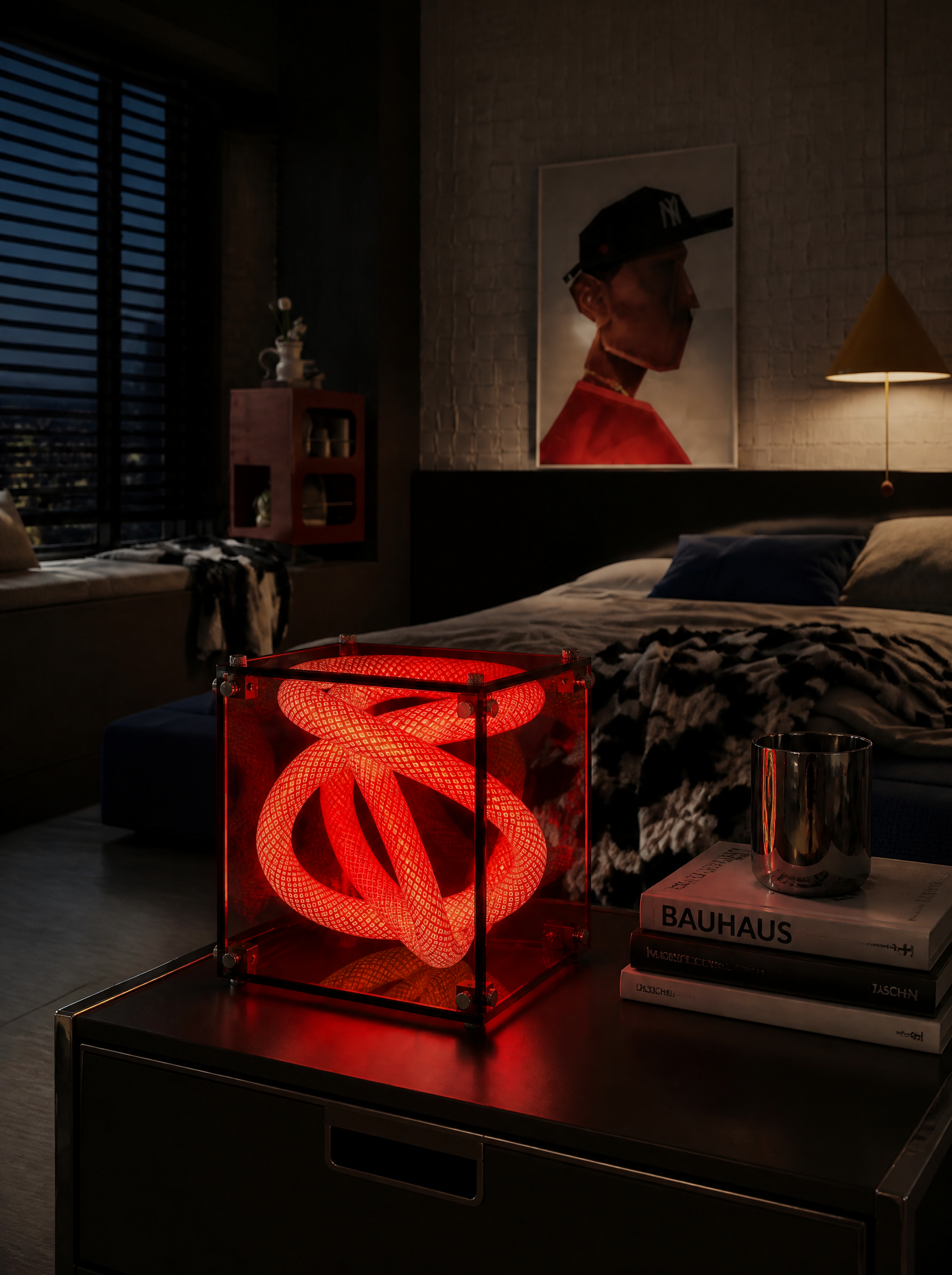 Cube Lamp ban đêm phát sáng